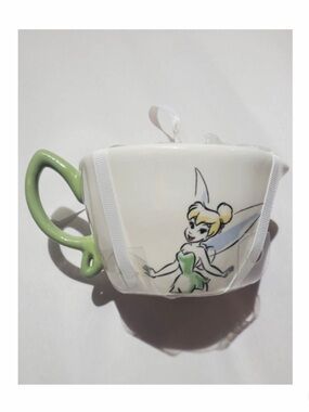 NEW Rae Dunn Disney Tinkerbell Measuring Cup Set Green Handle Cups
